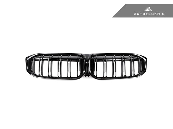 AutoTecknic G20 3-Series LCI Dual-Slat Front Grille - Gloss Black