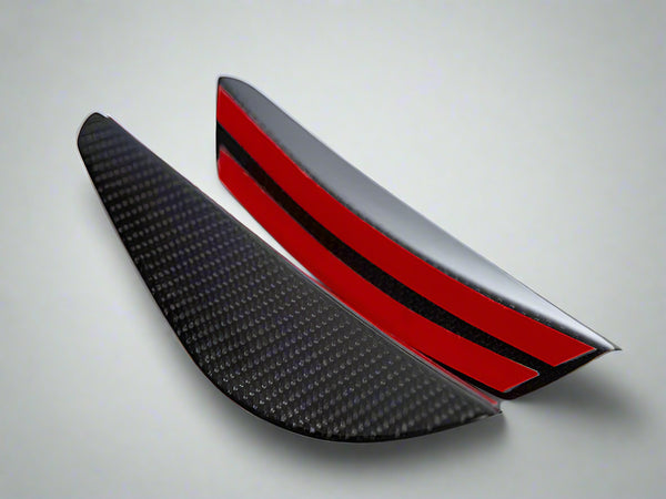 AutoTecknic E9X M3 Dry Carbon Front Bumper Canard Set