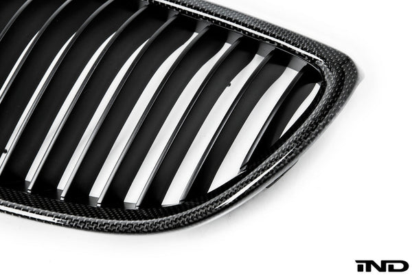iND e9x m3 carbon fiber front grille set - iND Distribution