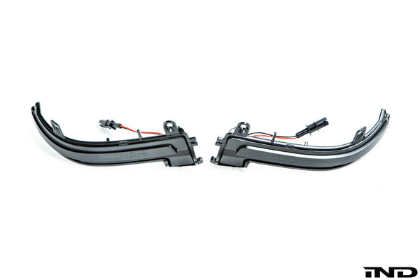 AutoTecknic f chassis tinted dynamic sequential led turn signal - iND Distribution