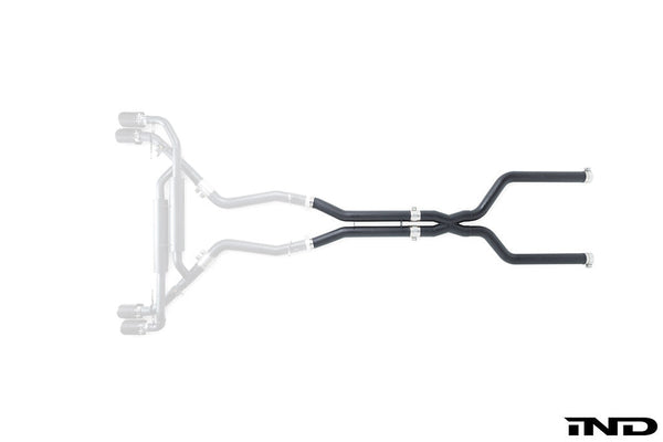 Eisenmann F95 X5M / F96 X6M Center Pipe Set - Non-Resonated