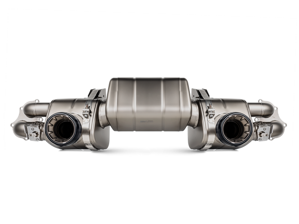 Akrapovic 2020+ Porsche Cayman GT4 (718) Slip-On Line Exhaust w/Black Coated Titanium Tips - ModMyEuro