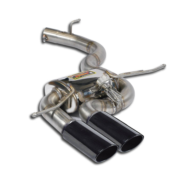 Supersprint AUDI S3 8P SPORTBACK '08 -> Rear Exhaust 90X70 "Gun Metal Grey" With Valve