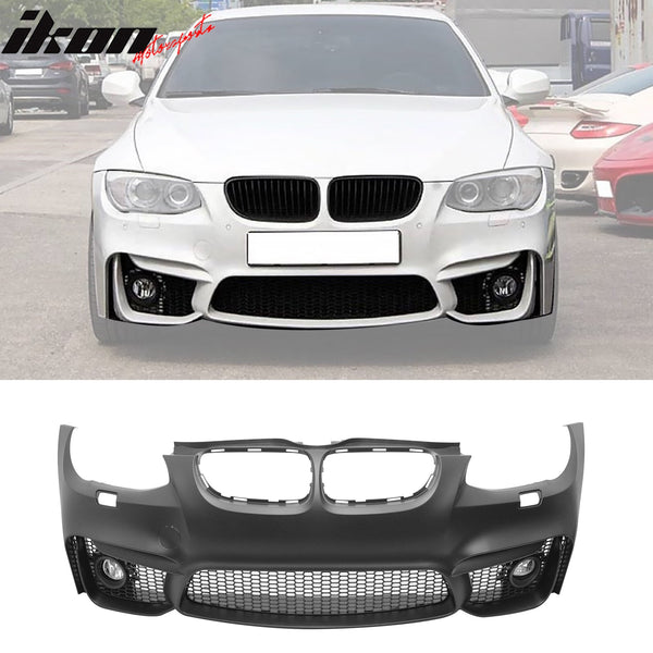 2011-2013 BMW E92 E93 3 Series LCI Coupe M4 Style Front Bumper Conversion Kit W/ Fog Light Cover - ModMyEuro