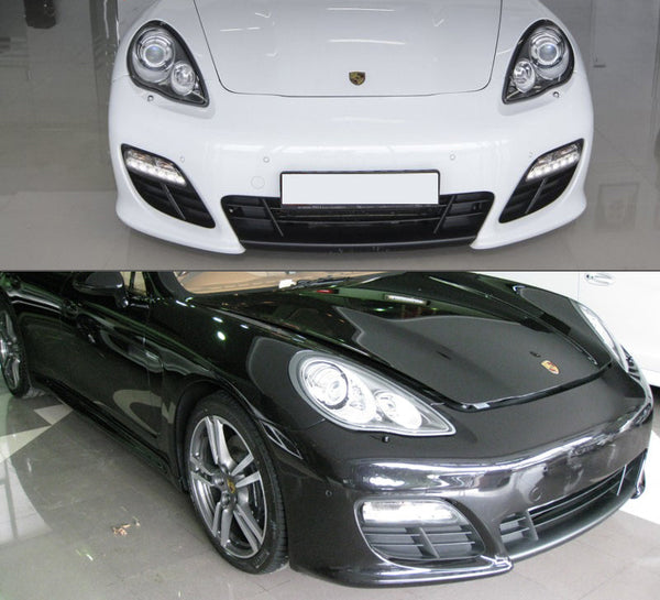 Fits 10-13 4S Style Porsche Panamera Front Bumper Cover PDC Hole