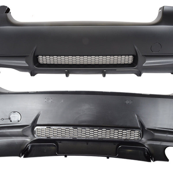 Fits 06-11 E90 3-Series M3 Style PP Rear Bumper Cover Diffuser Single Outlet