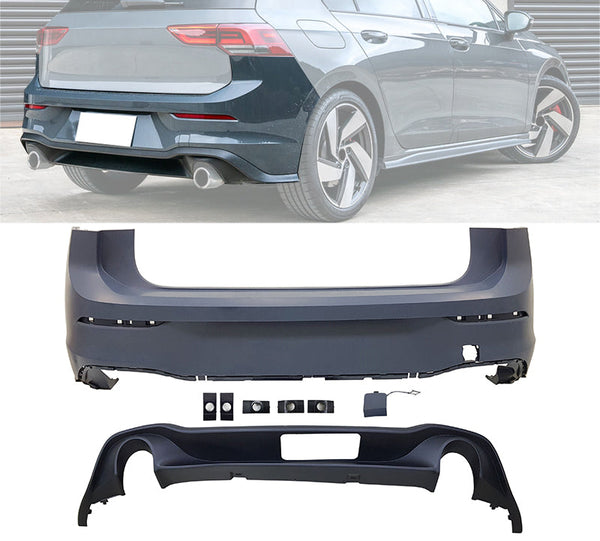 2022-2024 Volkswagen Golf MK8 GTI Style Rear Bumper Cover Conversion - ModMyEuro