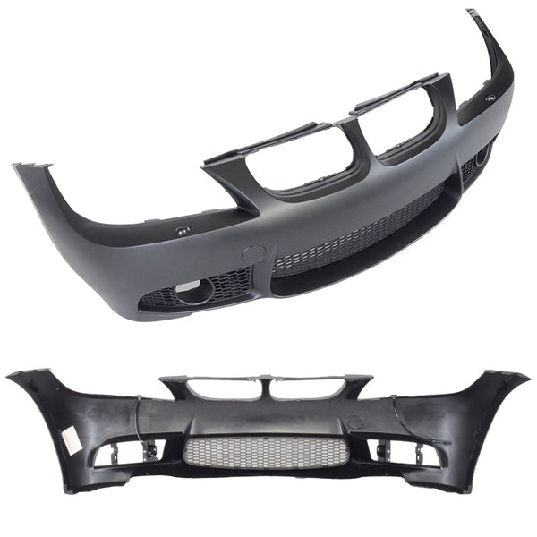 Fits 09-11 BMW E90 3-Series M3 Style PP Front Bumper Cover + 2PCS Fog lights
