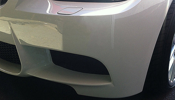 Front Bumper Cover Compatible With 2007-2010 BMW E92 E93, 3 Series M3 Style Conversion Guard With Air Duct & H Style Lip Bodykit by IKON MOTORSPORTS, 2008 2009