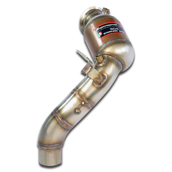Supersprint BMW F06 M6 Gran Coupè Turbo Downpipe Kit + Metallic Catalytic Converter Left
