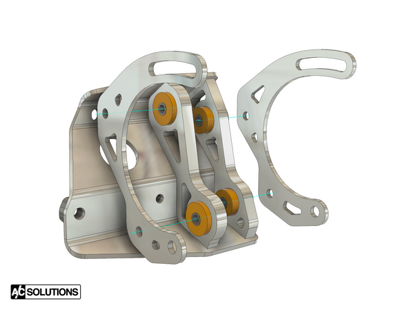 A/C Solutions BMW S14 M10 Sanden Compressor Bracket (E30 M3, 320is, 318i) - ModMyEuro