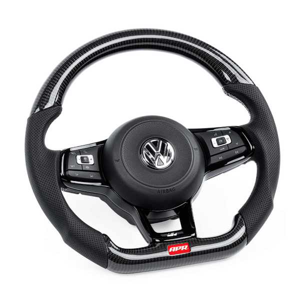 APR Perforated Carbon Fiber Steering Wheel MK7