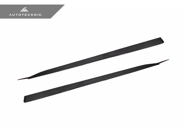 AutoTecknic G90 / G99 M5 Dry Carbon Side Skirt Extension Set - V2