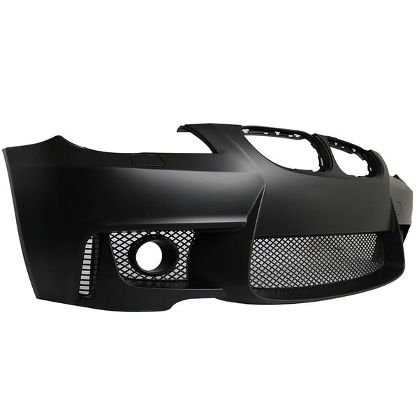 Fits 04-10 BMW E60 5-Series 1M Style Front Bumper Cover Replacement Full Kit PP