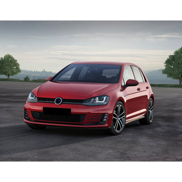 Fits 15-17 Golf 7 MK7 GTI Type Front Bumper Conversion + Grill Logo Badge Base