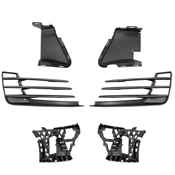 Fits 15-17 Golf 7 MK7 GTI Type Front Bumper Conversion + Grill Logo Badge Base