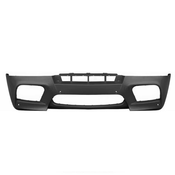 For 08-14 BMW X5 E71 X6M Style PP Front Bumper Cover Conversion + Grilles W/ PDC