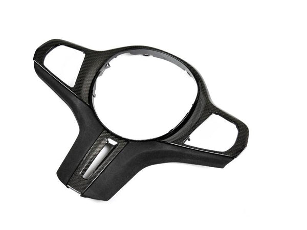 AutoTecknic G05 X5 - Carbon Alcantara Steering Wheel Trim - iND Distribution