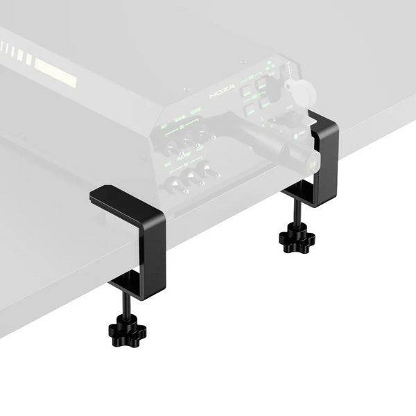 Front view attached to table