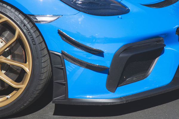 2020-2023 Porsche 718 Cayman GT4 Carbon Fiber Canards - ModMyEuro