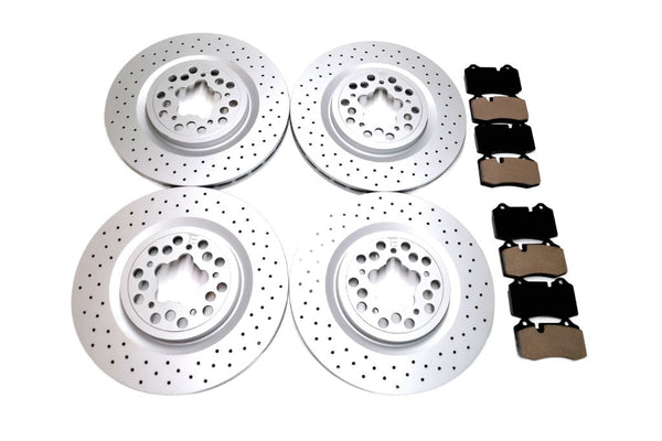Ferrari 360 Front & Rear Brake Rotor & Pad Kit