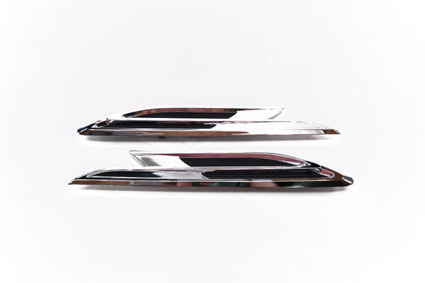 Bentley Bentayga chrome left right fender air vent grill 2pcs #2013