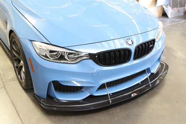2015-2020 BMW F80 M3/ F82 M4 Carbon Fiber Front Wind Splitter w/ APR Lip - ModMyEuro