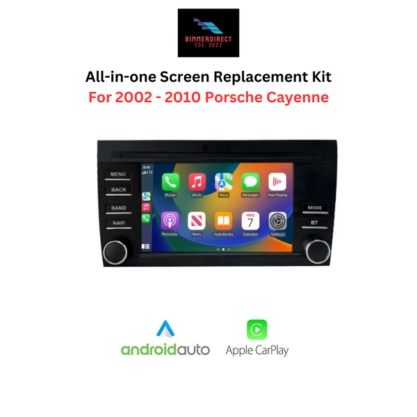 2002-2010 Porsche Cayenne Plug-n-Play CarPlay Kit W/ Screen - ModMyEuro