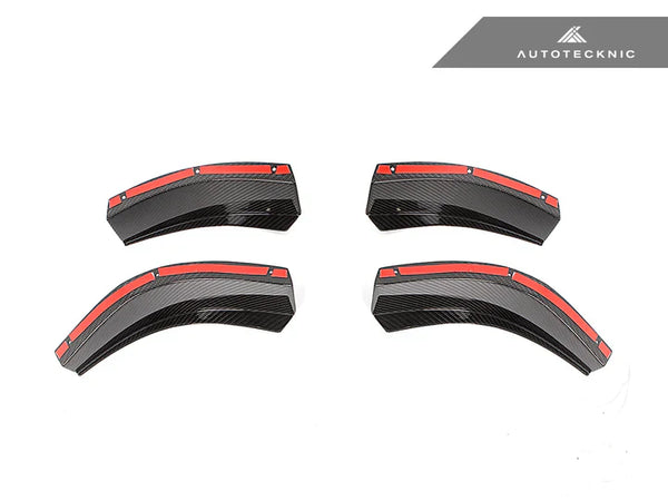 AutoTecknic G8X M3 / M4 Dry Carbon GT4 Bumper Canard Set