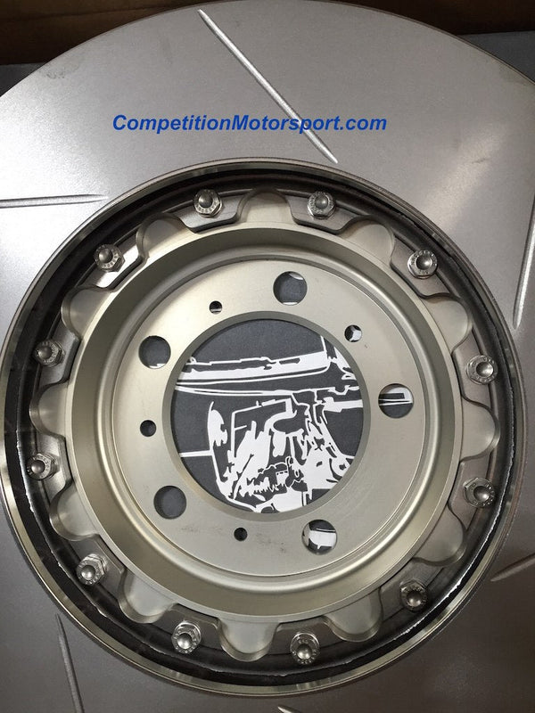 A1-134 Girodisc Non-Floating 2pc Front Brake Rotors (350mm) - Competition Motorsport