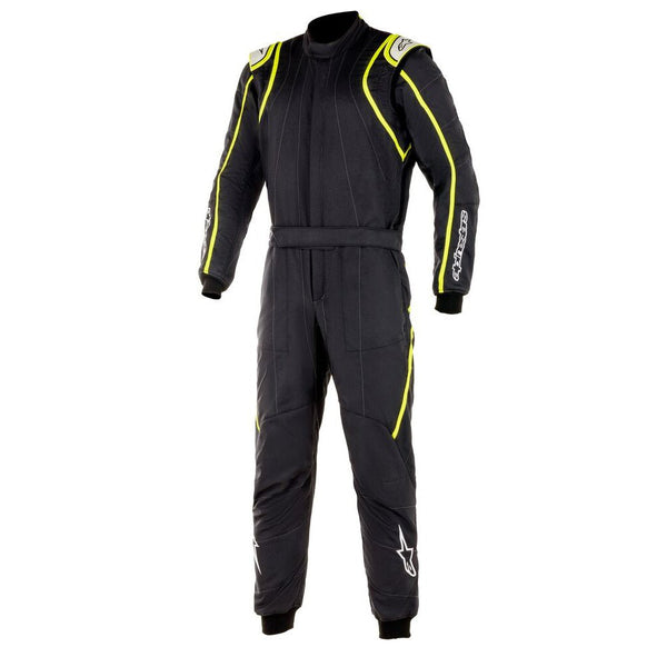 Alpinestars GP Race v2 Race Suit Black/Yellow Front Image