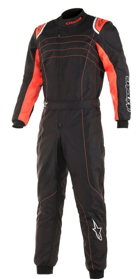 alpinestars-kmx-9-v3-kart-racing-suit-black/Red/White_Front_image