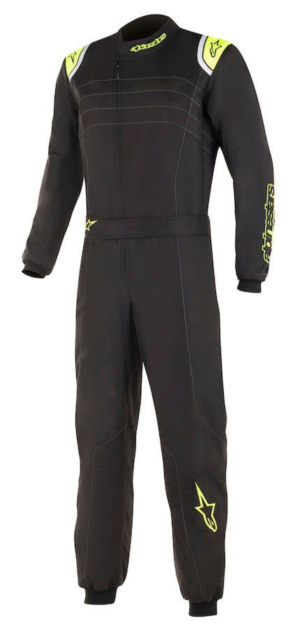 alpinestars-kmx-9-v3-kart-racing-suit-black/Yellow_Front_image