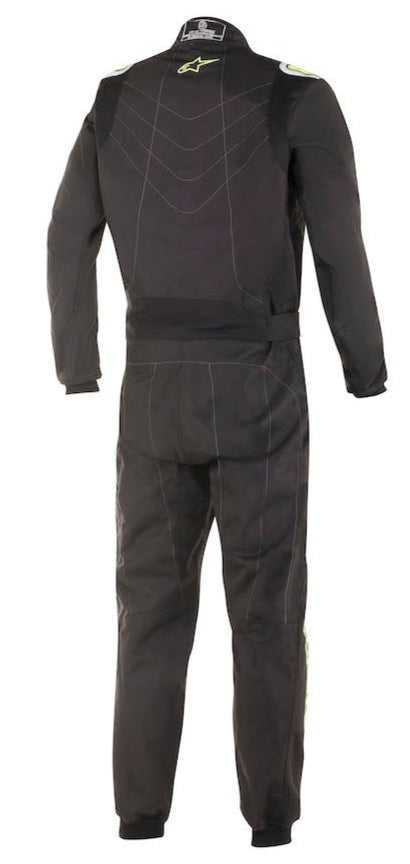 alpinestars-kmx-9-v3-kart-racing-suit-black/Yellow_Rear_image