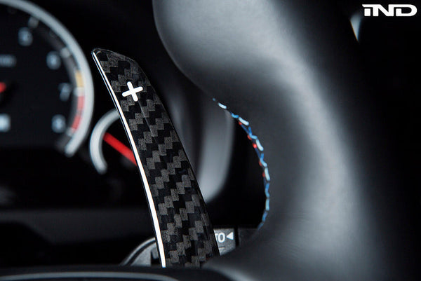 AutoTecknic f chassis dry carbon shift paddle set dct - iND Distribution