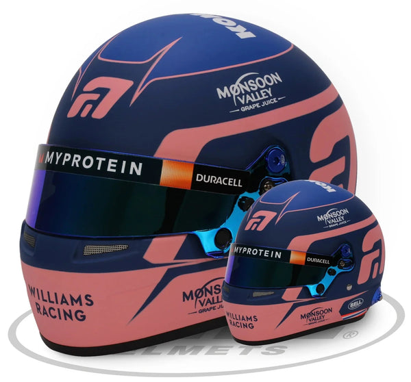 Bell HP77 2024 Alex Albon 1:2 Mini Helmet - ModMyEuro