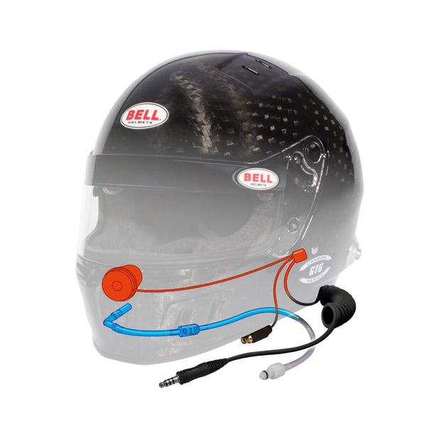 Bell GT6 RD Carbon Fiber Helmet SA2020 with Communications Installed - Competition Motorsport