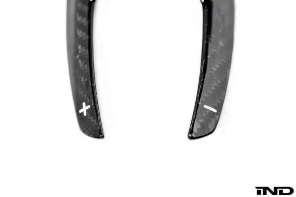 AutoTecknic f chassis dry carbon shift paddle set dct - iND Distribution