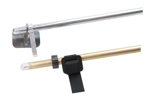 image of bolt-in racecar window net kit upper mount rod