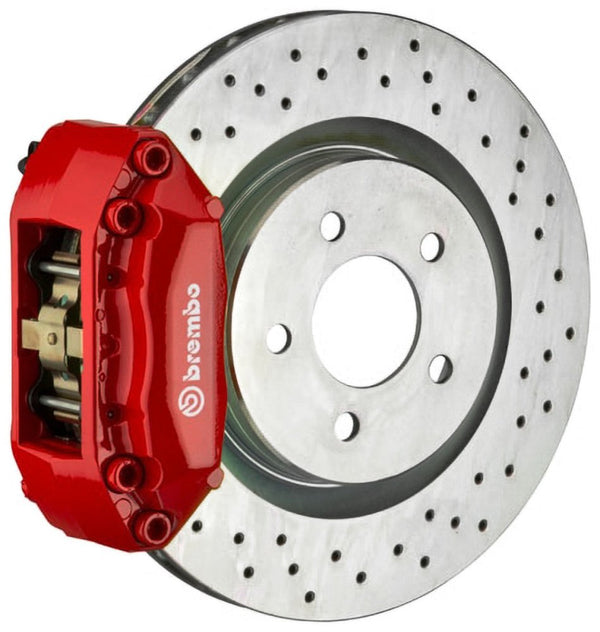 Brembo Brakes Front 330x28 One Piece Rotors + Four Piston Calipers - Competition Motorsport