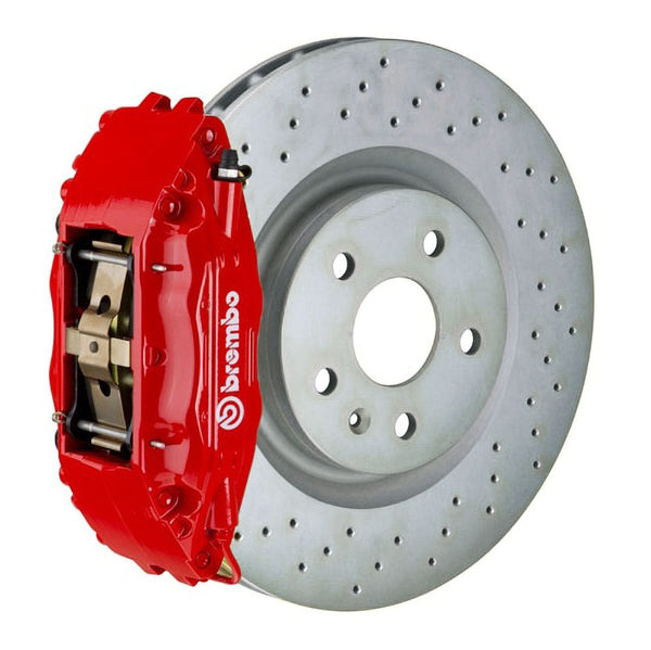 Brembo Front 332x32 One Piece Rotors + Four Piston Calipers - Competition Motorsport