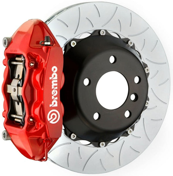 Brembo Rear 345x28 Rotors + Four Piston Calipers (Monobloc) - Competition Motorsport