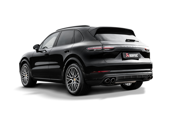 Akrapovic 2018+ Porsche Cayenne V6 (536) Evolution Line Cat Back (Titanium) w/Carbon Fiber Tips - ModMyEuro