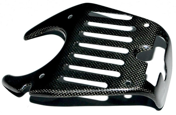C3 Carbon Ferrari 458 Carbon Fiber Bonnet Latch Cover - Competition Motorsport