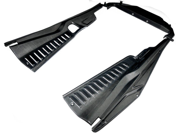 C3 Carbon Ferrari 458 Carbon Fiber Engine Trim - Competition Motorsport