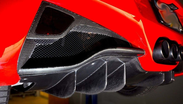 C3 Carbon Ferrari 458 Carbon Fiber Rear Diffuser - Competition Motorsport