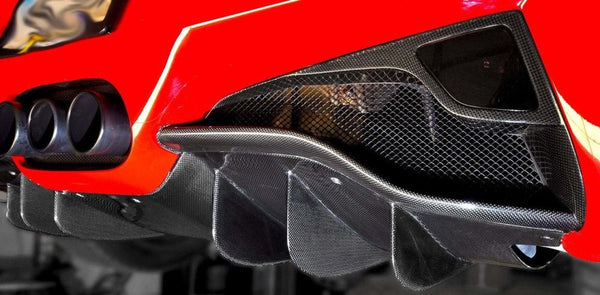 C3 Carbon Ferrari 458 Carbon Fiber Rear Diffuser - Competition Motorsport