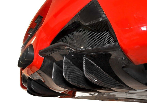 C3 Carbon Ferrari 458 Carbon Fiber Rear Fog Light Trim - Competition Motorsport