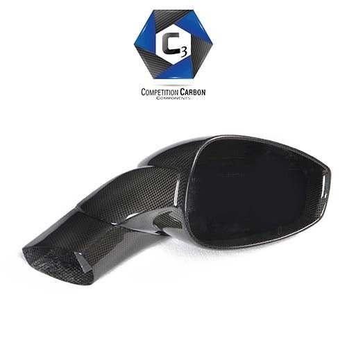C3 Carbon Ferrari 458 Carbon Fiber Side Mirrors - Competition Motorsport