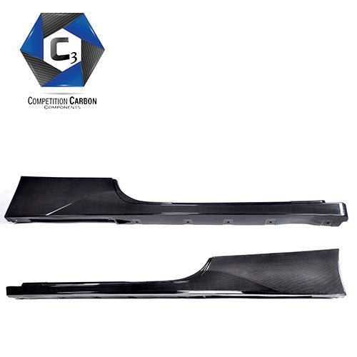 C3 Carbon Ferrari 458 Carbon Fiber Side Skirts - Competition Motorsport